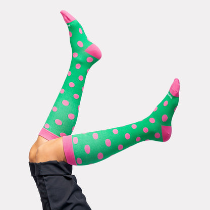 Polka Dots Compression Socks