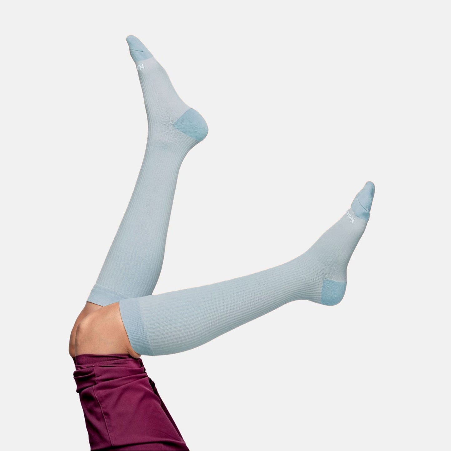 Pastels Solid Compression Socks